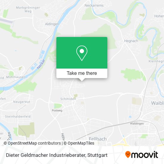 Dieter Geldmacher Industrieberater map