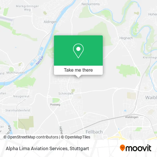 Карта Alpha Lima Aviation Services