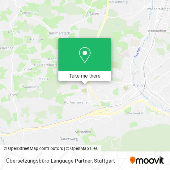 Карта Übersetzungsbüro Language Partner