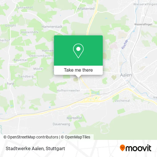 Карта Stadtwerke Aalen