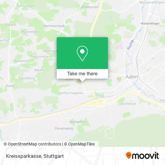 Карта Kreissparkasse