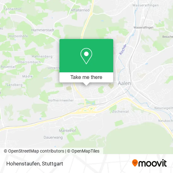Карта Hohenstaufen
