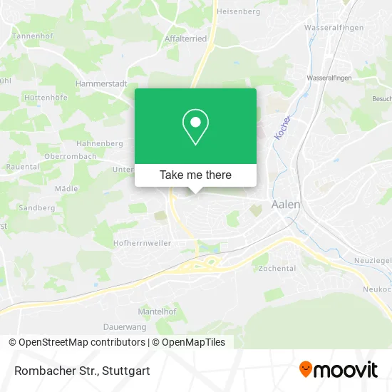 Карта Rombacher Str.