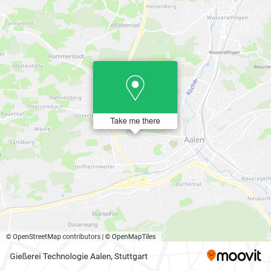 Gießerei Technologie Aalen map