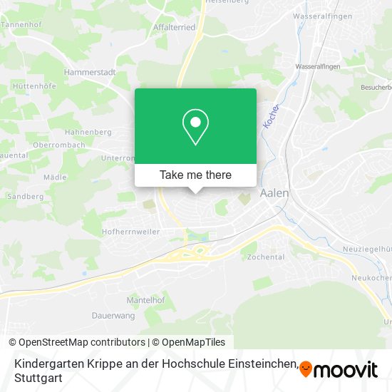 Kindergarten Krippe an der Hochschule Einsteinchen map