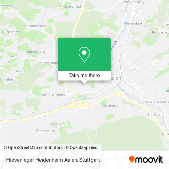Карта Fliesenleger Heidenheim Aalen