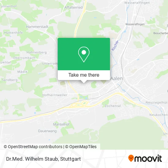 Карта Dr.Med. Wilhelm Staub