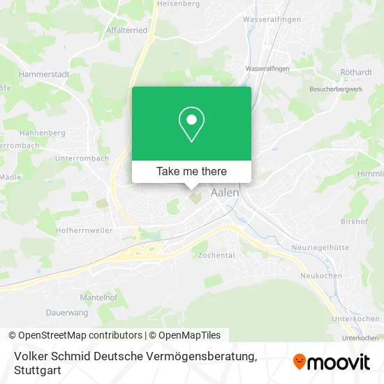 Карта Volker Schmid Deutsche Vermögensberatung