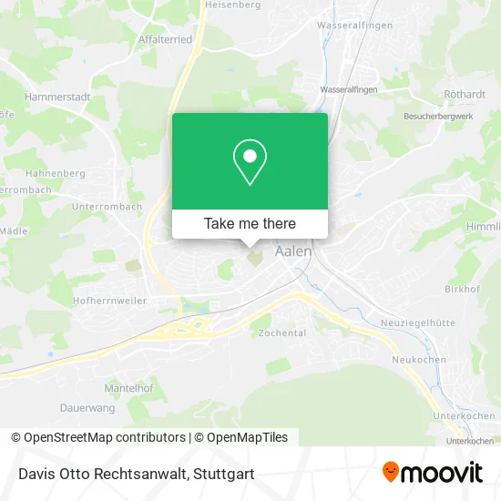 Карта Davis Otto Rechtsanwalt