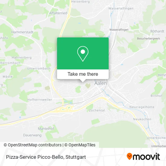 Карта Pizza-Service Picco-Bello