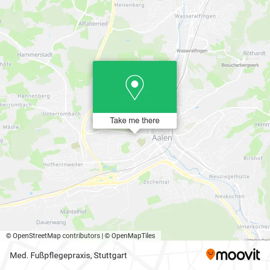 Карта Med. Fußpflegepraxis
