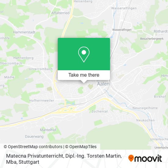 Карта Matecna Privatunterricht, Dipl.-Ing. Torsten Martin, Mba