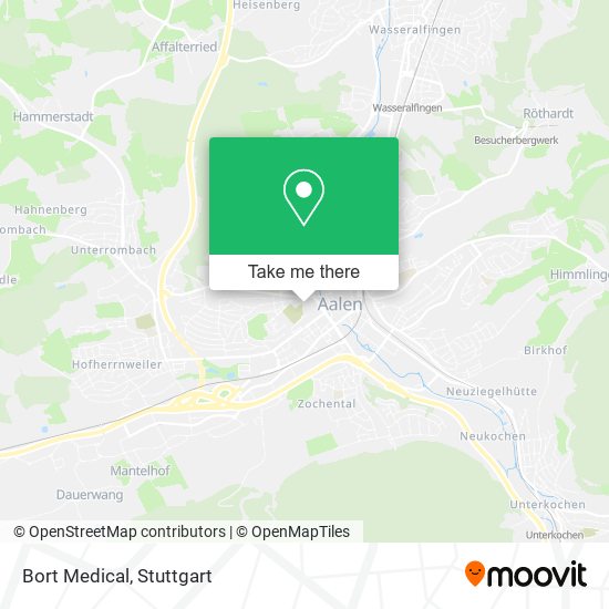 Bort Medical map