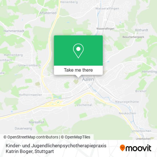 Kinder- und Jugendlichenpsychotherapiepraxis Katrin Boger map