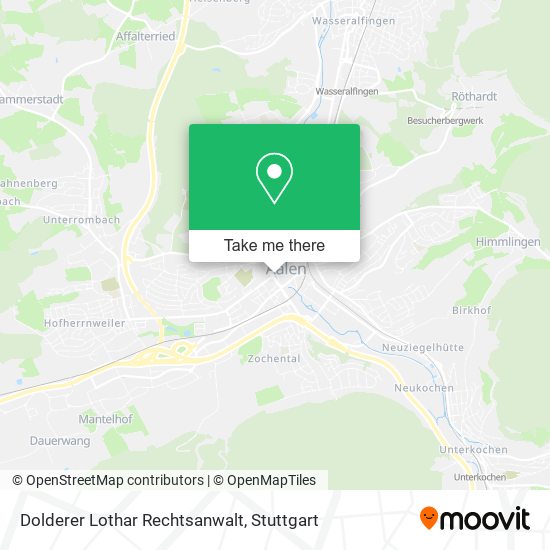 Карта Dolderer Lothar Rechtsanwalt