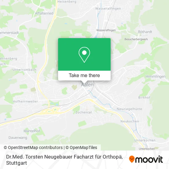 Карта Dr.Med. Torsten Neugebauer Facharzt für Orthopä