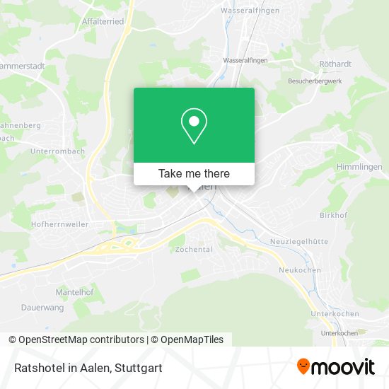 Ratshotel in Aalen map