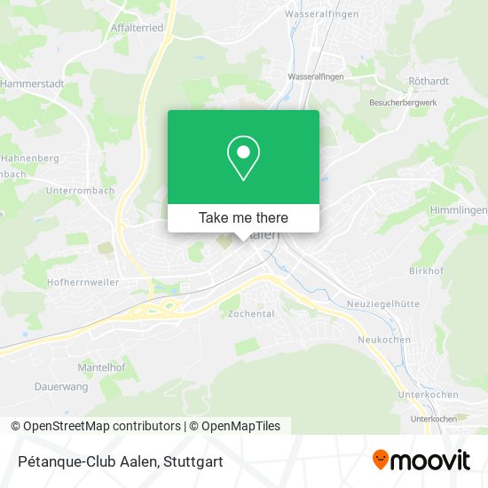 Карта Pétanque-Club Aalen