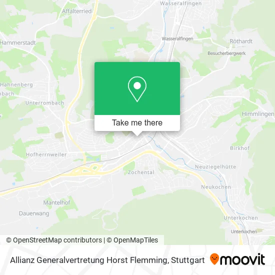 Карта Allianz Generalvertretung Horst Flemming