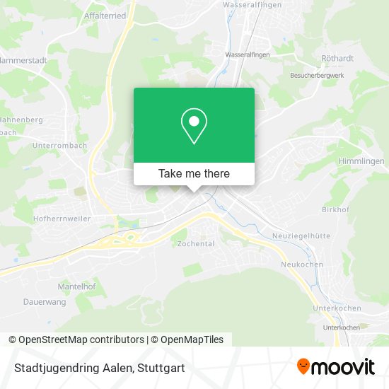 Stadtjugendring Aalen map