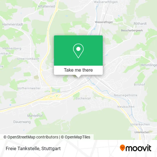 Карта Freie Tankstelle