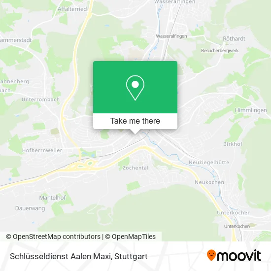 Карта Schlüsseldienst Aalen Maxi
