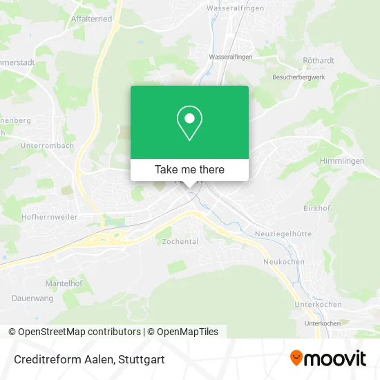 Карта Creditreform Aalen