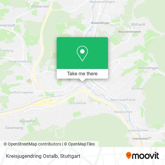 Kreisjugendring Ostalb map