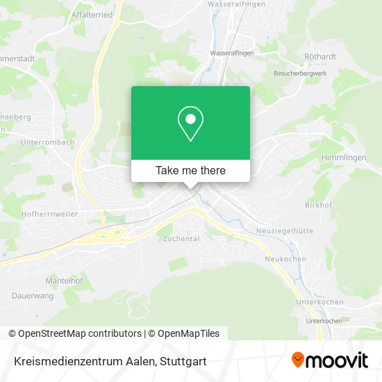 Карта Kreismedienzentrum Aalen