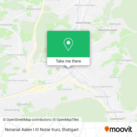 Карта Notariat Aalen I III Notar Kurz