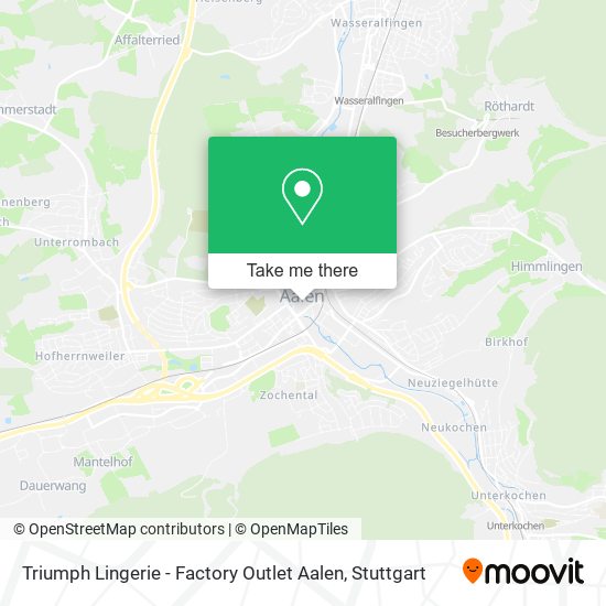 Triumph Lingerie - Factory Outlet Aalen map