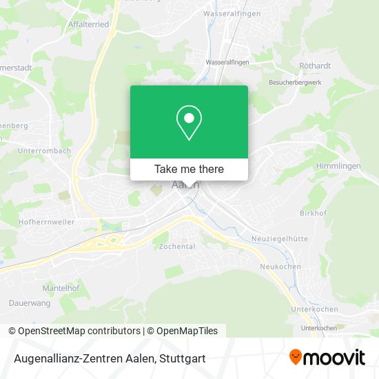 Augenallianz-Zentren Aalen map
