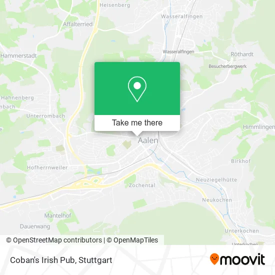 Карта Coban's Irish Pub