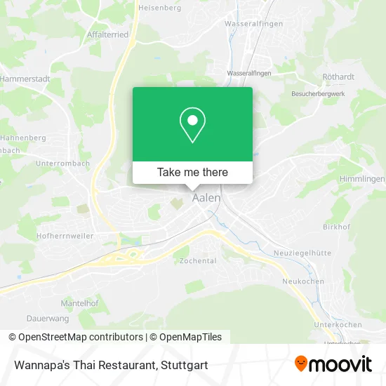 Карта Wannapa's Thai Restaurant