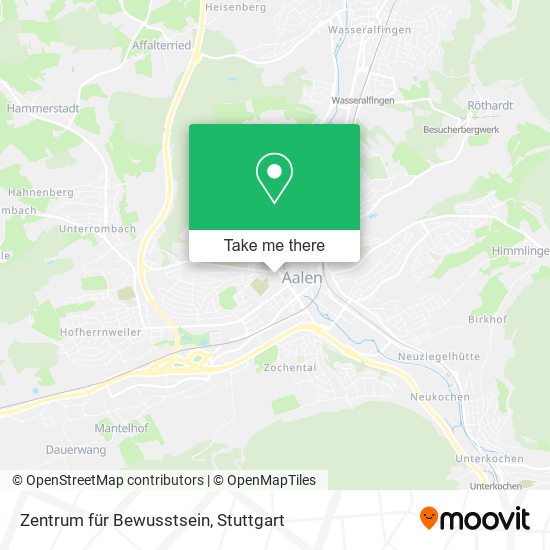 Zentrum für Bewusstsein map