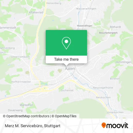 Карта Merz M. Servicebüro