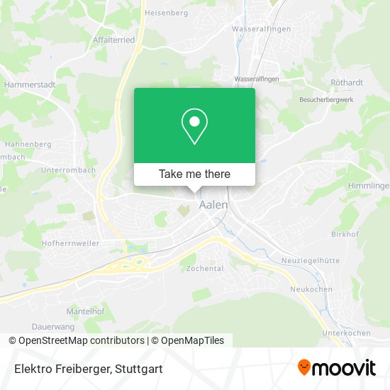 Elektro Freiberger map