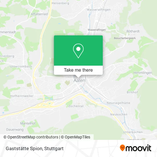 Карта Gaststätte Spion