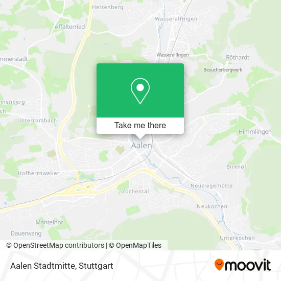 Карта Aalen Stadtmitte