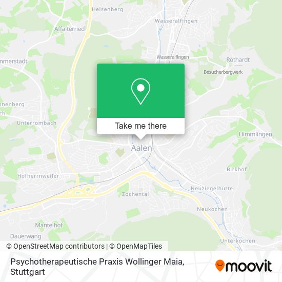 Psychotherapeutische Praxis Wollinger Maia map