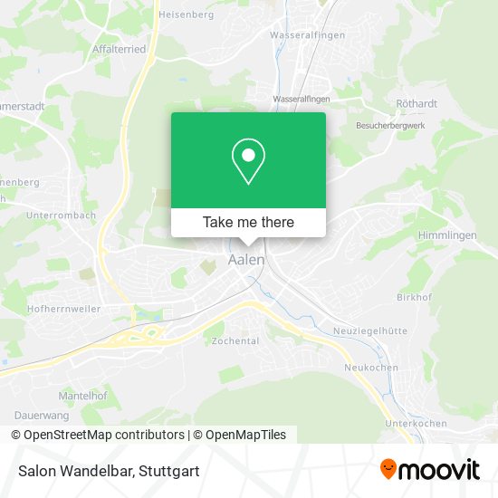 Карта Salon Wandelbar