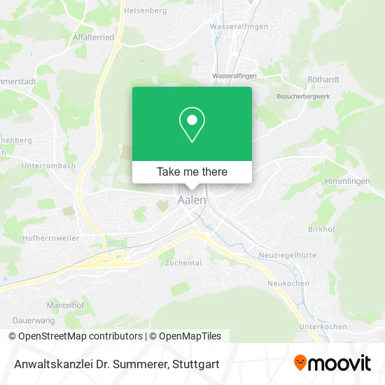 Карта Anwaltskanzlei Dr. Summerer