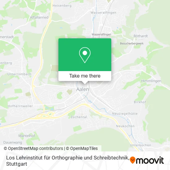 Карта Los Lehrinstitut für Orthographie und Schreibtechnik