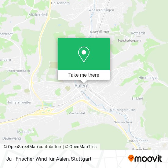 Ju - Frischer Wind für Aalen map