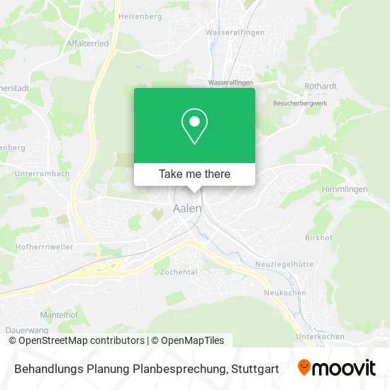Карта Behandlungs Planung Planbesprechung
