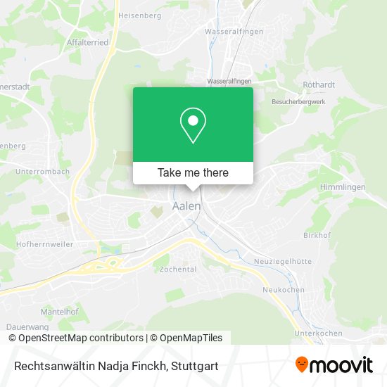 Карта Rechtsanwältin Nadja Finckh