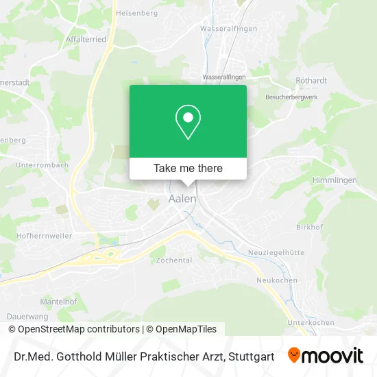 Карта Dr.Med. Gotthold Müller Praktischer Arzt