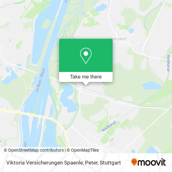 Карта Viktoria Versicherungen Spaenle, Peter