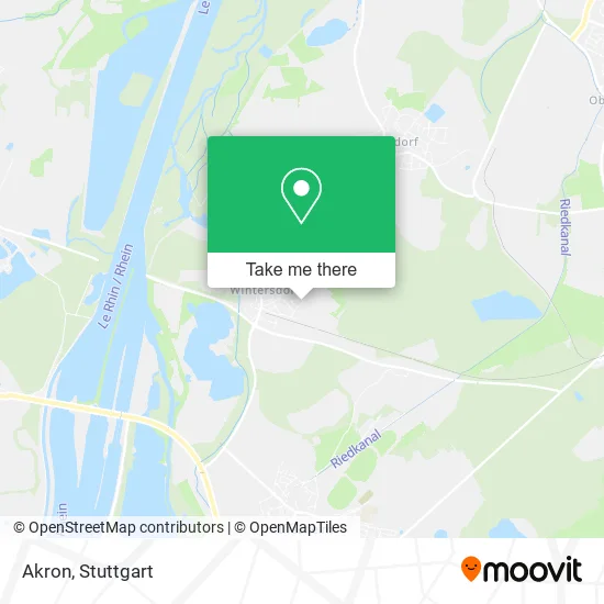 Карта Akron