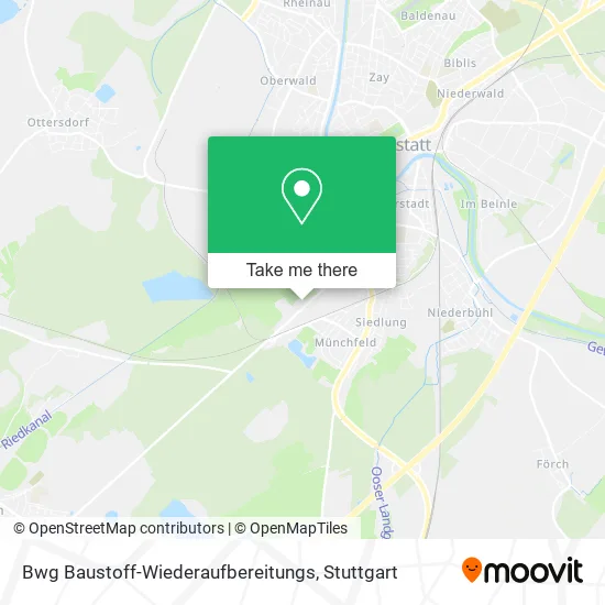 Карта Bwg Baustoff-Wiederaufbereitungs